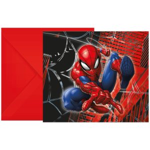 Spindelmannen World of Webs inbjudningsset 6-pack FSC