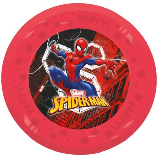Spindelmannen World of Webs micro premium tallrik 4-pack 21 cm