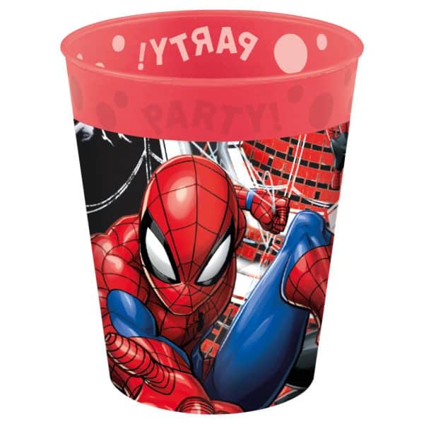 Spindelmannen World of Webs mikrovågssäkra premiummuggar 4-pack 250 ml