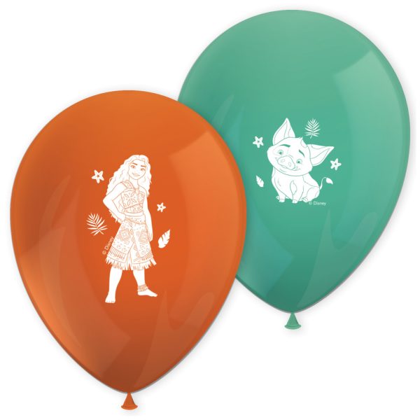 Disney Vaiana Sailing Spirit ballongset, 8 delar