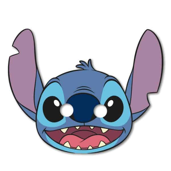 Disney Lilo and Stitch leende mask, 6-pack