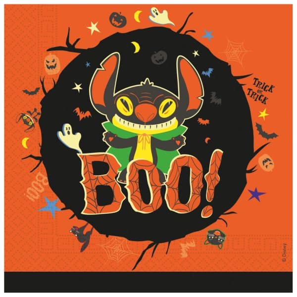 Disney Lilo and Stitch Halloween servetter 20 st 33x33 cm FSC