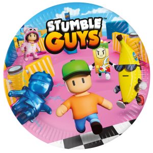 Stumble Guys Chaos Runner pappersassiett 8-pack 23 cm FSC
