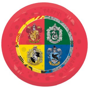 Harry Potter Hogwarts Houses mikropremium plasttallrik 4-pack 21 cm