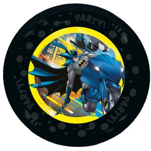 Batman Rogue Rage mikro premium plasttallrik 4-pack 21 cm