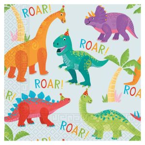 Dinosauriefest 20-pack servetter 33x33 cm