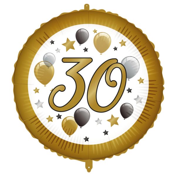 Happy Birthday 30 folieballong 46 cm