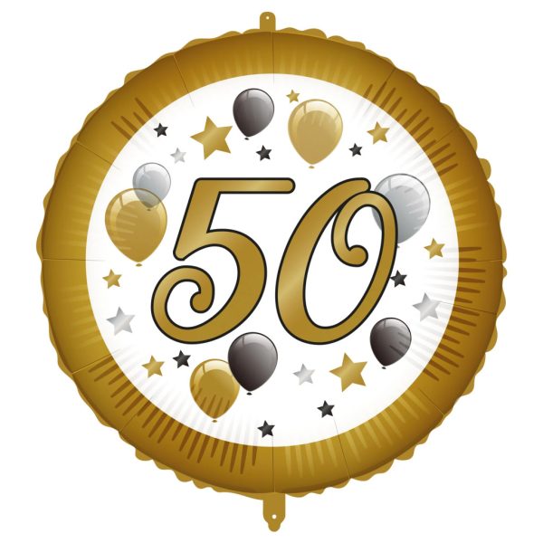 Happy Birthday 50 folieballong 46 cm