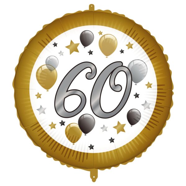 Happy Birthday 60 folieballong 46 cm