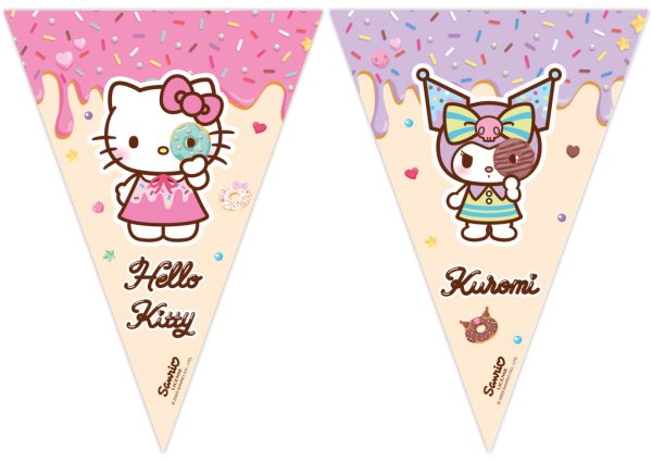 Hello Kitty Kuromi flaggspel FSC 2,3 m