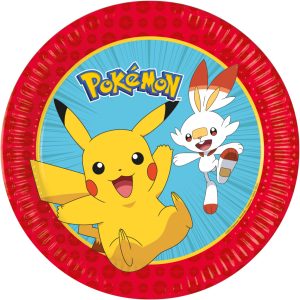 Pokémon Next Generation pappersassiett 8 st 23 cm FSC