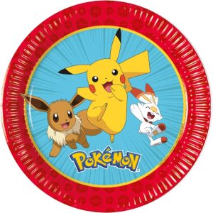 Pokémon Next Generation pappersassietter 8 st 20 cm FSC