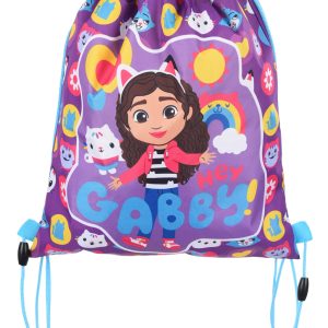 Gabbys Dockskåp Gympapåse 37 cm – Sportpåse Polyester Lila
