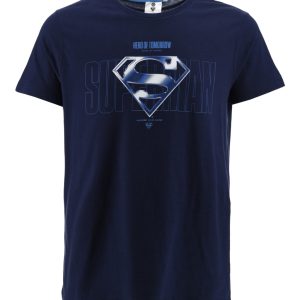 Superman Man of Steel t-shirt, kort modell L