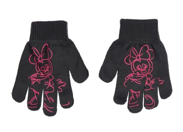 Disney Mimmi Pigg rosa kontur barnvantar