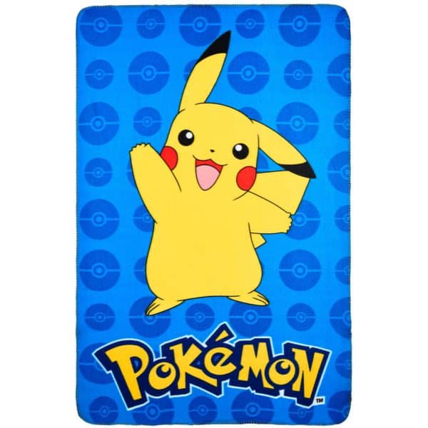 Pokémon Wave fleecefilt 100x150 cm