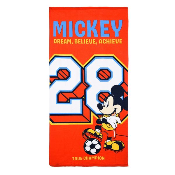 Disney Musse Pigg badhandduk, strandhandduk 70x140 cm (Snabbtorkande)