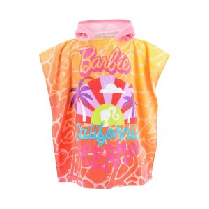 Barbie strandhandduk poncho 55x110 cm