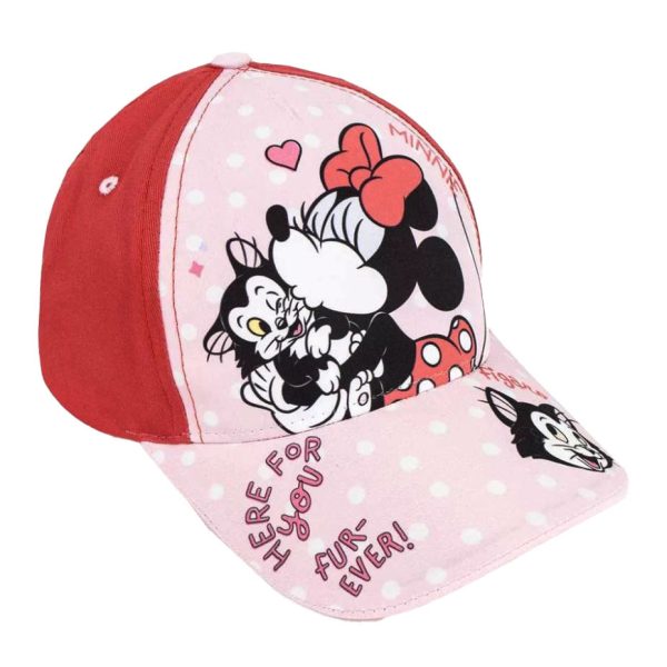 Disney Mimmi Pigg All My Love röd barnkeps 54 cm