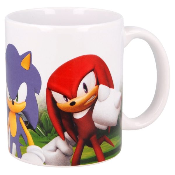 Sonic the Hedgehog Power Trio porslinsmugg 325 ml i presentförpackning