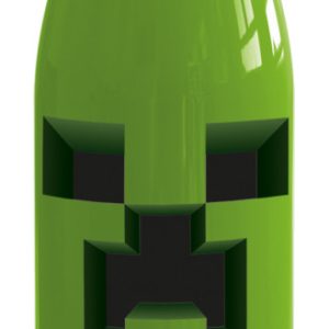 Minecraft Vattenflaska 660 ml – BPA-fri Plastflaska med Skruvkork – Barnflaska & Skola – Creeper Motiv