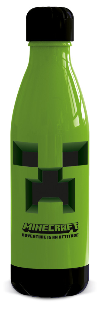 Minecraft plastflaska med skruvlock 660 ml
