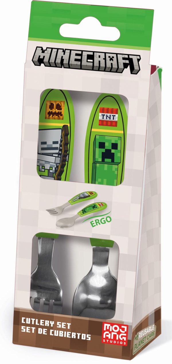 Minecraft Core bestickset i metall - 2 delar