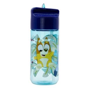Bluey Playtime Hydro plastflaska med sugrör 430 ml