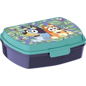 Bluey Matlåda Barn 17 cm – Lunchbox BPA-fri Plast Grön