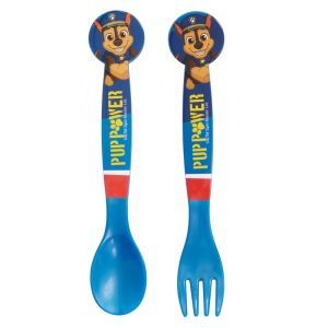 Paw Patrol Pup Power plastbestickset - 2 delar