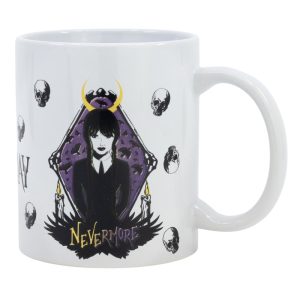 Wednesday Nevermore porslinsmugg 325 ml i presentförpackning