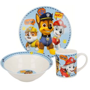 Paw Patrol Boy Icons porslinsservis i presentförpackning
