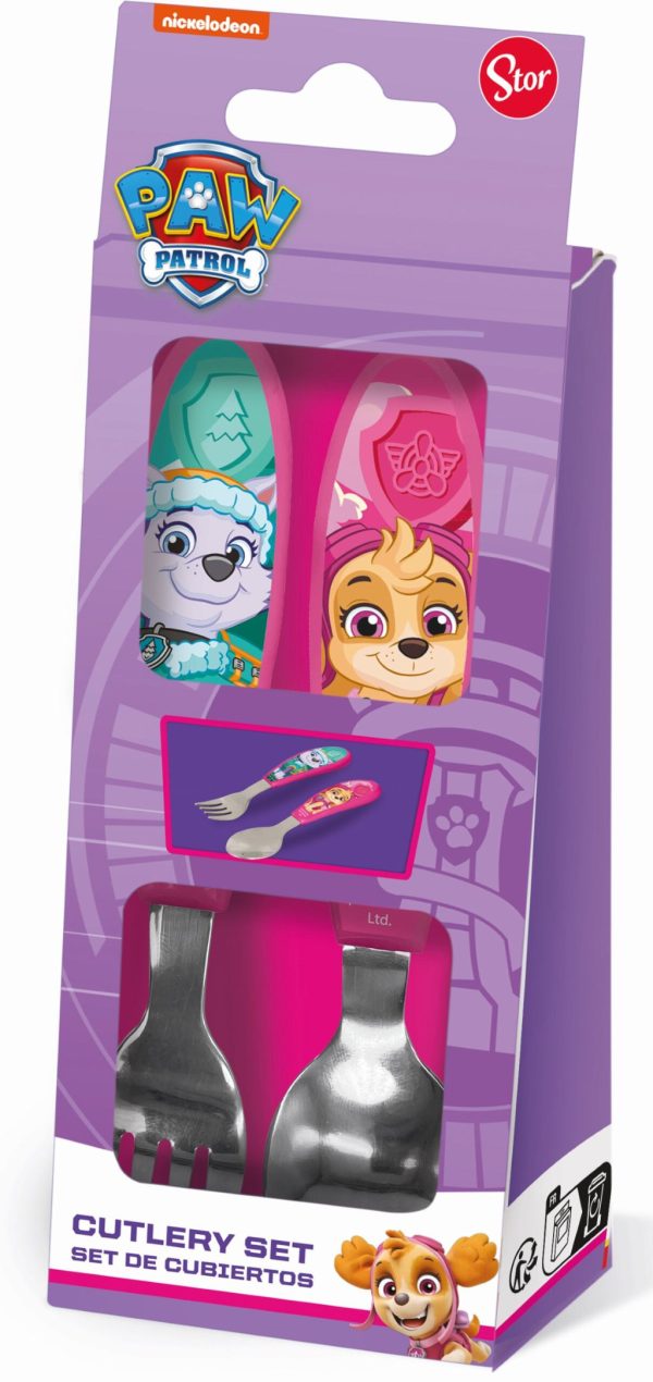 Paw Patrol Girl Superpowers metallbestick ergonomiskt set - 2 delar