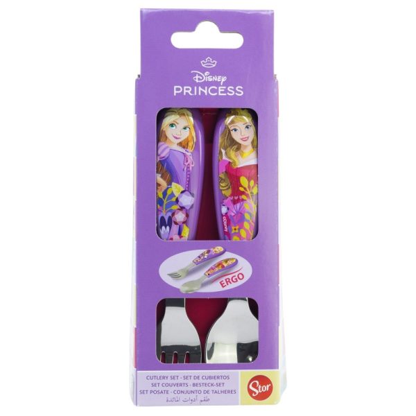 Disney Princess Courageous Heart bestickset i metall - 2 delar