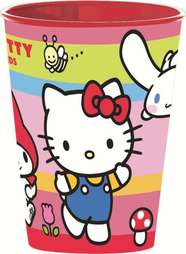 Hello Kitty och vänner plastmugg 260 ml