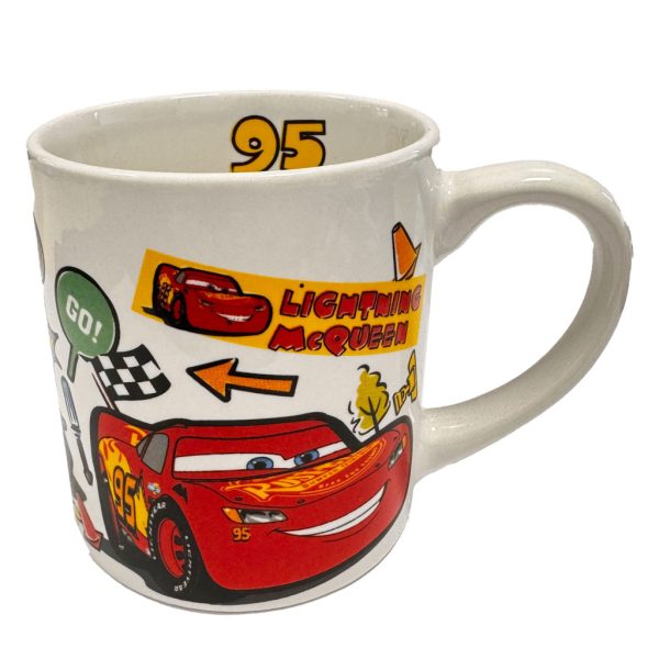 Disney Cars porslinsmugg 235 ml med klistermärken i presentförpackning
