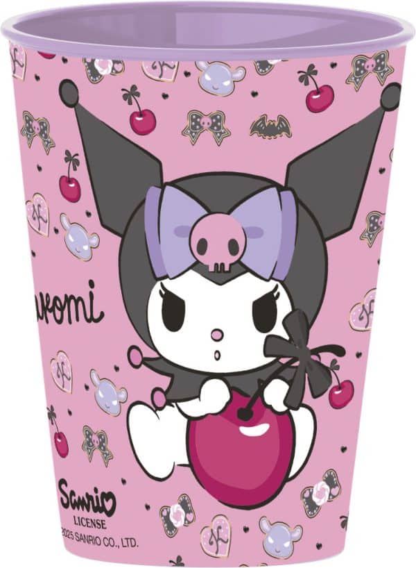 Hello Kitty Kuromi plastmugg 260 ml