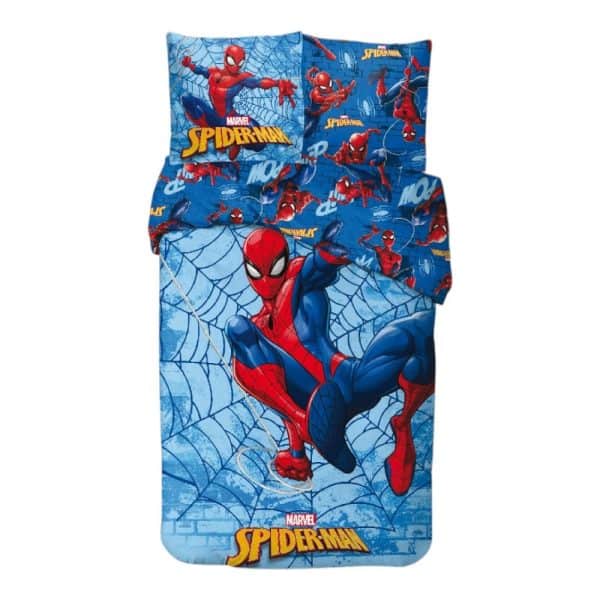Spindelmannen Urban Hero påslakan set 140×200 cm, 65x65 cm