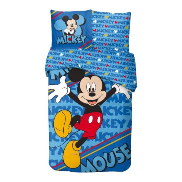 Disney Musse Pigg Fun Adventure påslakan 140×200 cm, 65×65 cm