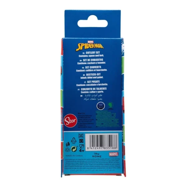 Spiderman Moving Target metall ergonomiskt bestickset - 2 delar - Bild 3
