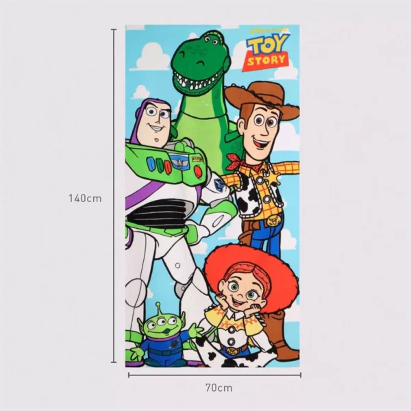Toy Story Handduk/Strandhandduk Barn 70x140 cm – Woody Buzz Badlakan - Bild 3