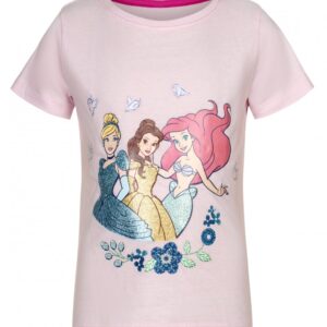 Disney Princess barnkort t-shirt, topp 122/128 cm