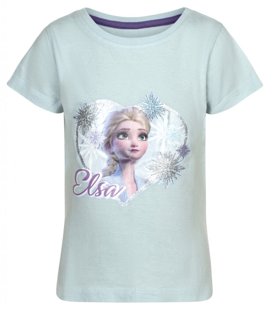 Disney Frozen barn kortärmad t-shirt, topp 122/128 cm