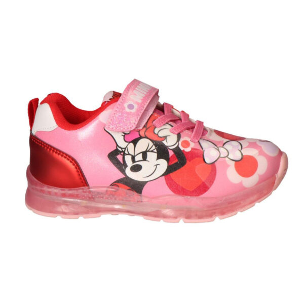 Disney Minnie Röda blommor LED blinkande barnskor sneakers 31