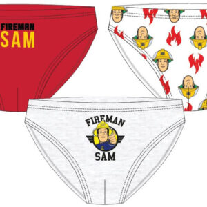 Fireman Sam Flame barnunderkläder, underdel 3-pack 122/128 cm