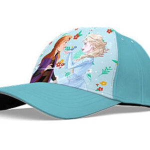 Disney Frozen barnkeps med blå blommor 54 cm