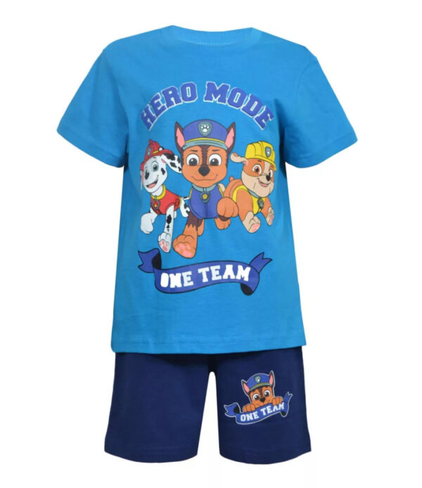 Paw Patrol Pyjamas Barn – Kort Pyjamas i 100% Bomull 98 cm