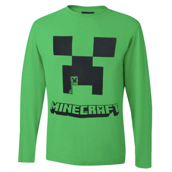 Minecraft barntröja med lång ärm, storlek 10 år