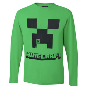 Minecraft långärmad t-shirt för barn, storlek 8 år
