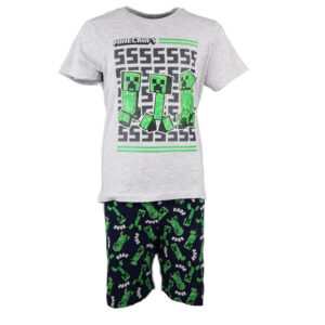 Minecraft kort pyjamas för barn 6 år